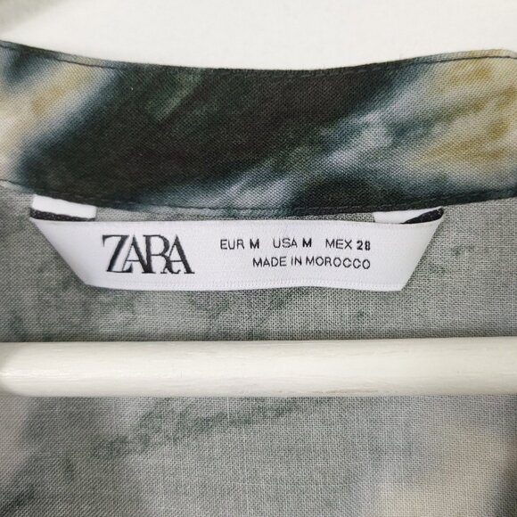 Zara Printed Mini Dress - Picture 3 of 9